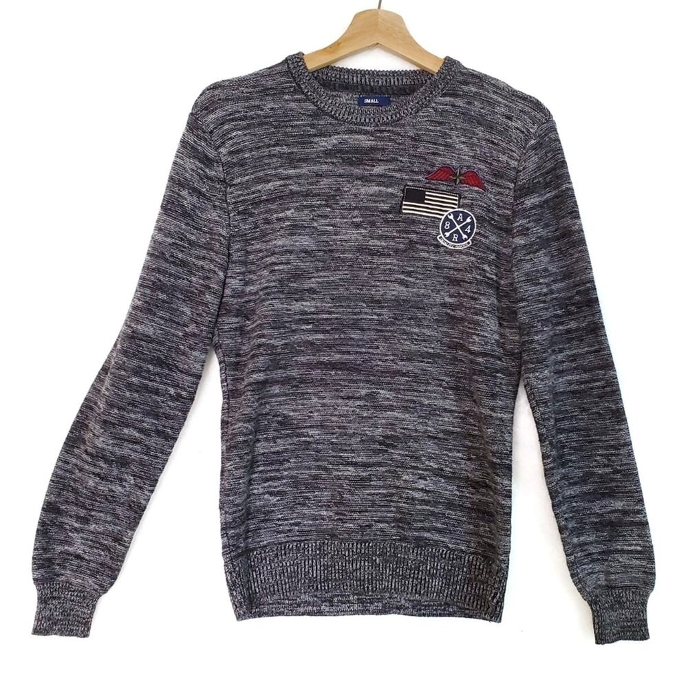 American Rag | Chest Patch Marled Soft Sweater